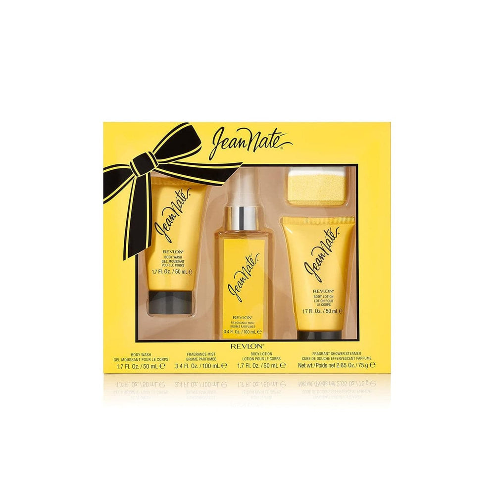 JEAN NATE 4 PCS SET FOR WOMEN: 3.4 FRAGRANCE MIST + 1.7 BODY WASH + 1.7 BODY LOTION + 2.65 FRAGRANT SHOWER STEAMER - Premium Shop All from JEAN NATE - Just $23.92! Shop now at namebrandcities brought to you by los tres amigos discounts inc 