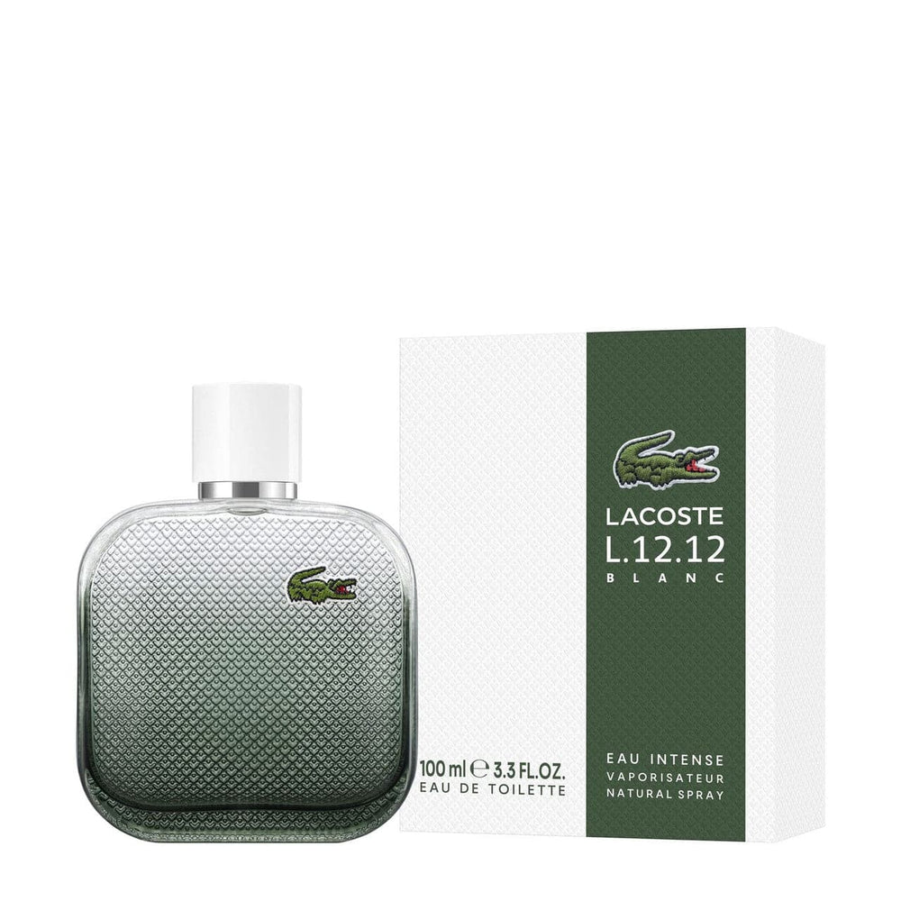 LACOSTE L.12.12 BLANC EAU INTENSE 3.3 EAU DE TOILETTE SPRAY FOR MEN - Premium Shop All from LACOSTE - Just $105! Shop now at namebrandcities brought to you by los tres amigos discounts inc 