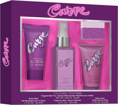 CURVE CRUSH 4 PCS GIFT SET FOR WOMEN: 1.7 BODY WASH GEL + 3.4 FRAGRANCE MIST + 1.7 BODY LOTION + 2.65 SHOWER STEAMER. - Premium Shop All from LIZ CLAIBORNE - Just $23.92! Shop now at namebrandcities brought to you by los tres amigos discounts inc 