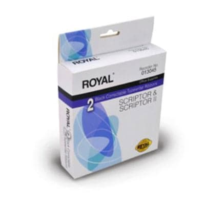 Royal Scriptor Typwrtr Rib 2pk - Premium Office Products from Royal Consumer - Just $30.99! Shop now at namebrandcities brought to you by los tres amigos discounts inc 