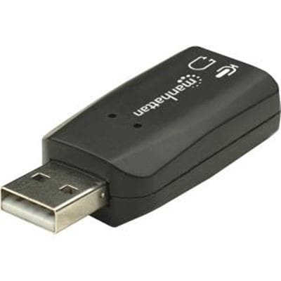 HiSpeed USB 3-D Sound Adapter - Premium Video & Sound Cards from Manhattan - Just $33.06! Shop now at namebrandcities brought to you by los tres amigos discounts inc 
