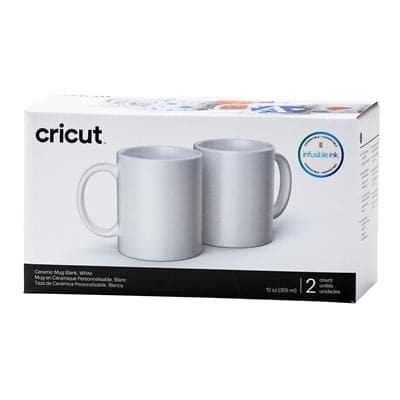SMALL CERAMIC MUG WHITE 2 - Premium Sewing & Crafts from Cricut - Just $31.50! Shop now at namebrandcities brought to you by los tres amigos discounts inc 