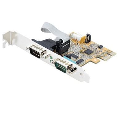 PCIe Dual Serial Port Card TAA - Premium Controller Cards from Startech.com - Just $77.98! Shop now at namebrandcities brought to you by los tres amigos discounts inc 