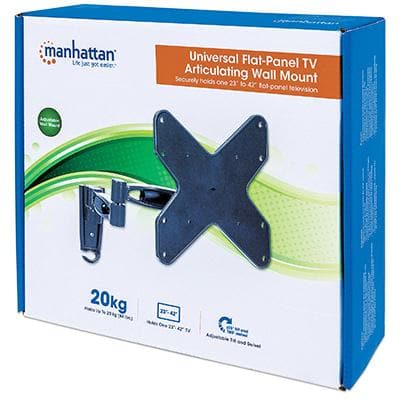 Articulating TV Wall Mount - Premium Mounts & Brackets from Manhattan - Just $80.93! Shop now at namebrandcities brought to you by los tres amigos discounts inc 