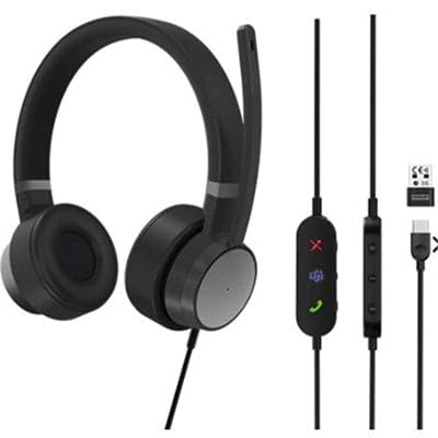 TS Lenovo Go Wired ANC Headset - Premium Speakers from Lenovo - Just $129.99! Shop now at namebrandcities brought to you by los tres amigos discounts inc 