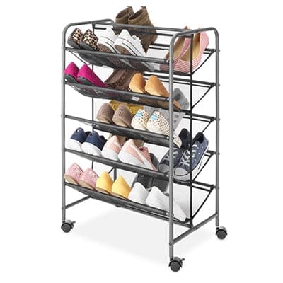 Whitmor 5 Tier Shoe Cart - Premium Lifestyle from Whitmor - Just $57.23! Shop now at namebrandcities brought to you by los tres amigos discounts inc 