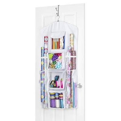 Gift Wrap Organizer - Premium Lifestyle from Whitmor - Just $21.99! Shop now at namebrandcities brought to you by los tres amigos discounts inc 