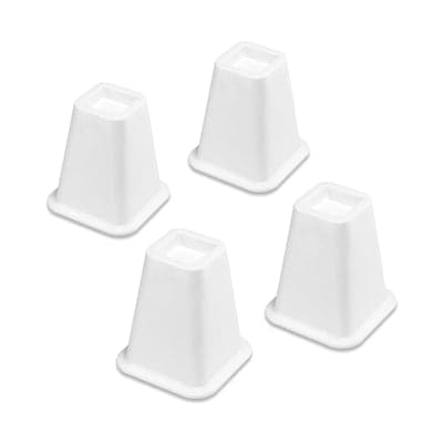 Set of 4 Bed Risers - Premium Lifestyle from Whitmor - Just $35.22! Shop now at namebrandcities brought to you by los tres amigos discounts inc 