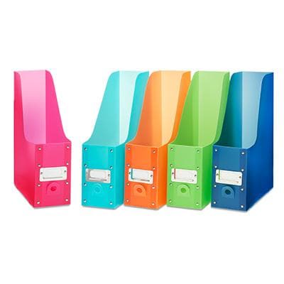 Plastic Magazine Organizer 5pc - Premium Lifestyle from Whitmor - Just $34.02! Shop now at namebrandcities brought to you by los tres amigos discounts inc 
