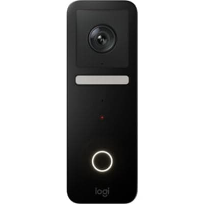 Circle View Doorbell Black - Premium Surveillance & Security from Logitech Core - Just $240.67! Shop now at namebrandcities brought to you by los tres amigos discounts inc 
