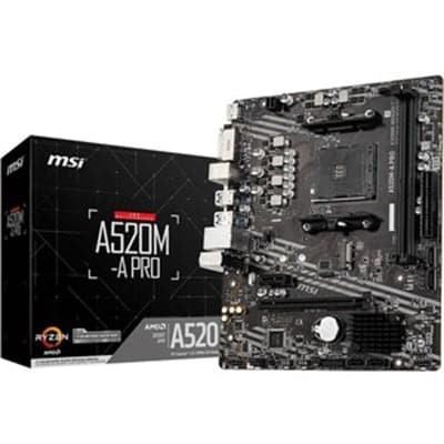 MSI A520M A PRO - Premium Motherboards from MSI - Just $103.39! Shop now at namebrandcities brought to you by los tres amigos discounts inc 