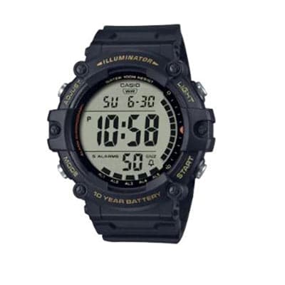 LARGE LCD HD DIGI L STRP BLK - Premium Watches from Casio - Just $41.55! Shop now at namebrandcities brought to you by los tres amigos discounts inc 