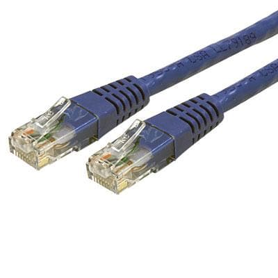 Blue Molded Cat6 Patch Cable - Premium Cables Computer & AV from Startech.com - Just $29.51! Shop now at namebrandcities brought to you by los tres amigos discounts inc 