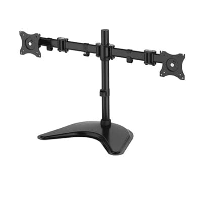 Dual Mnitr Dsk Stnd 13" to 27 - Premium Mounts & Brackets from Siig - Just $149.99! Shop now at namebrandcities brought to you by los tres amigos discounts inc 