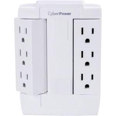 6 Outlet Swivel Wall Tap - Premium Power Protection from Cyberpower - Just $40.62! Shop now at namebrandcities brought to you by los tres amigos discounts inc 