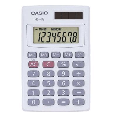 Casio Solar calculator with 1 display lines, displaying 8 characters. - Premium Calculators from Casio - Just $24.84! Shop now at namebrandcities brought to you by los tres amigos discounts inc 