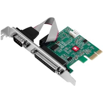 DP Cyber 1S1P PCIe Card - Premium Controller Cards from Siig - Just $59.99! Shop now at namebrandcities brought to you by los tres amigos discounts inc 