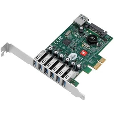 DP USB 3.0 7 Port PCIe I e - Premium Controller Cards from Siig - Just $82.47! Shop now at namebrandcities brought to you by los tres amigos discounts inc 