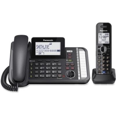 2Ln Corded Tele Pl Cordles HS - Premium Telecommunications from Panasonic Consumer - Just $176.42! Shop now at namebrandcities brought to you by los tres amigos discounts inc 