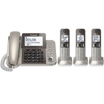 Corded Phone w3 Cordless Hdset - Premium Telecommunications from Panasonic Consumer - Just $143.46! Shop now at namebrandcities brought to you by los tres amigos discounts inc 