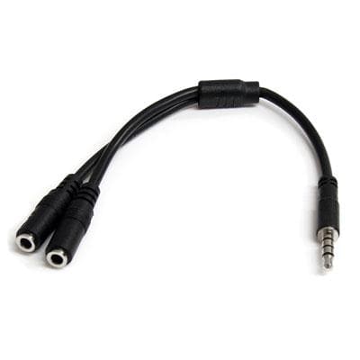 3.5mm Headset Splitter - Premium Cables Computer & AV from Startech.com - Just $29.28! Shop now at namebrandcities brought to you by los tres amigos discounts inc 