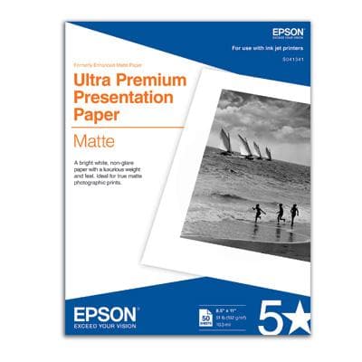 Archival Matte Paper Letter - Premium Paper from Epson America Print - Just $39.76! Shop now at namebrandcities brought to you by los tres amigos discounts inc 