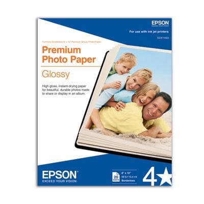Borderless Photo Paper 8x10 - Premium Paper from Epson America - Just $33.36! Shop now at namebrandcities brought to you by los tres amigos discounts inc 