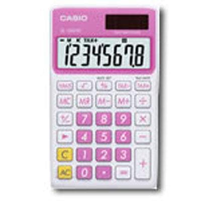 XLG Display Time Tax Calc Pink - Premium Calculators from Casio - Just $28.44! Shop now at namebrandcities brought to you by los tres amigos discounts inc 