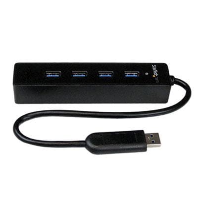 4 Port Portable USB 3.0 Hub - Premium USB Hubs & Converters from Startech.com - Just $47.33! Shop now at namebrandcities brought to you by los tres amigos discounts inc 