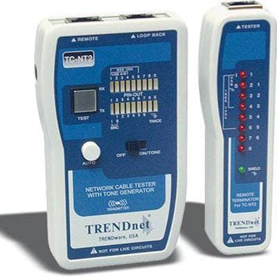 Network Cable Tester (TP&Coax) - Premium Cables Computer & AV from TRENDnet - Just $73.71! Shop now at namebrandcities brought to you by los tres amigos discounts inc 