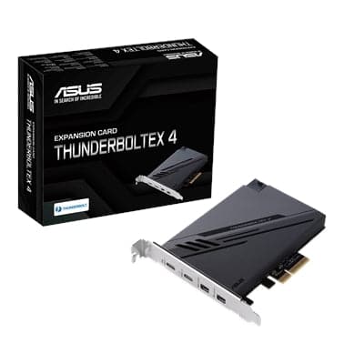 ThunderboltEX 4 - Premium Controller Cards from ASUS - Just $152.80! Shop now at namebrandcities brought to you by los tres amigos discounts inc 