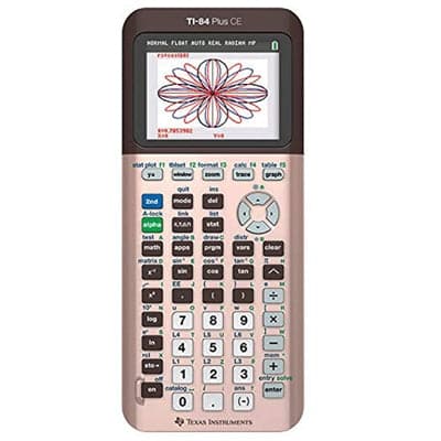 TI84 Plus CE Rose Gold - Premium Calculators from Texas Instruments - Just $170.51! Shop now at namebrandcities brought to you by los tres amigos discounts inc 