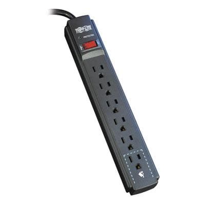 Surge 6 Outlet 15' Cord Black - Premium Power Protection from Tripp Lite - Just $54.02! Shop now at namebrandcities brought to you by los tres amigos discounts inc 