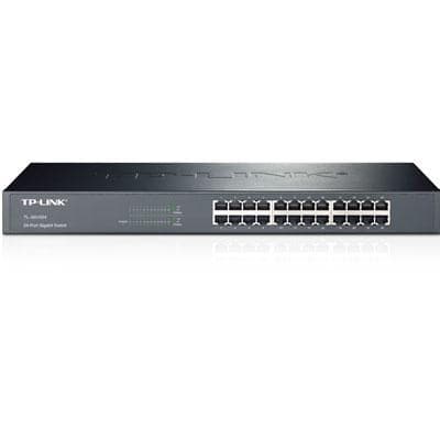 24 Port Gigabit Switch Metal - Premium Networking from TP-Link - Just $108.85! Shop now at namebrandcities brought to you by los tres amigos discounts inc 