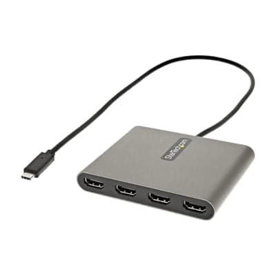 USB C to 4 HDMI Adapter TAA - Premium Cables Computer & AV from Startech.com - Just $159.38! Shop now at namebrandcities brought to you by los tres amigos discounts inc 